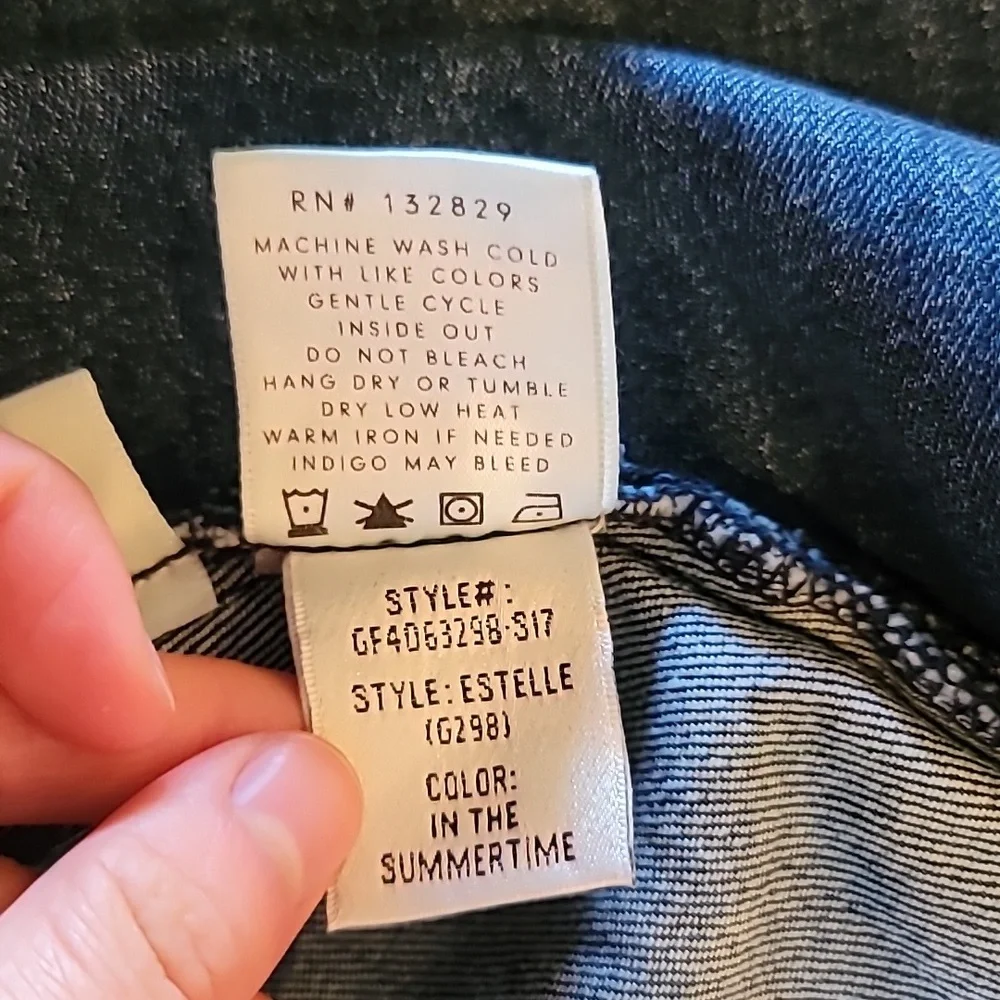 NWT GRLFRND "Estelle" Denim Dress - size XS - Picture 10 of 10